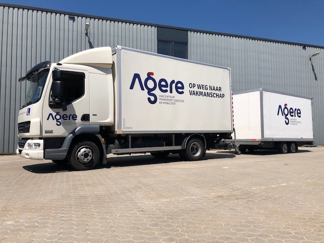 Vrachtwagen rijbewijs C1E halen in Assen